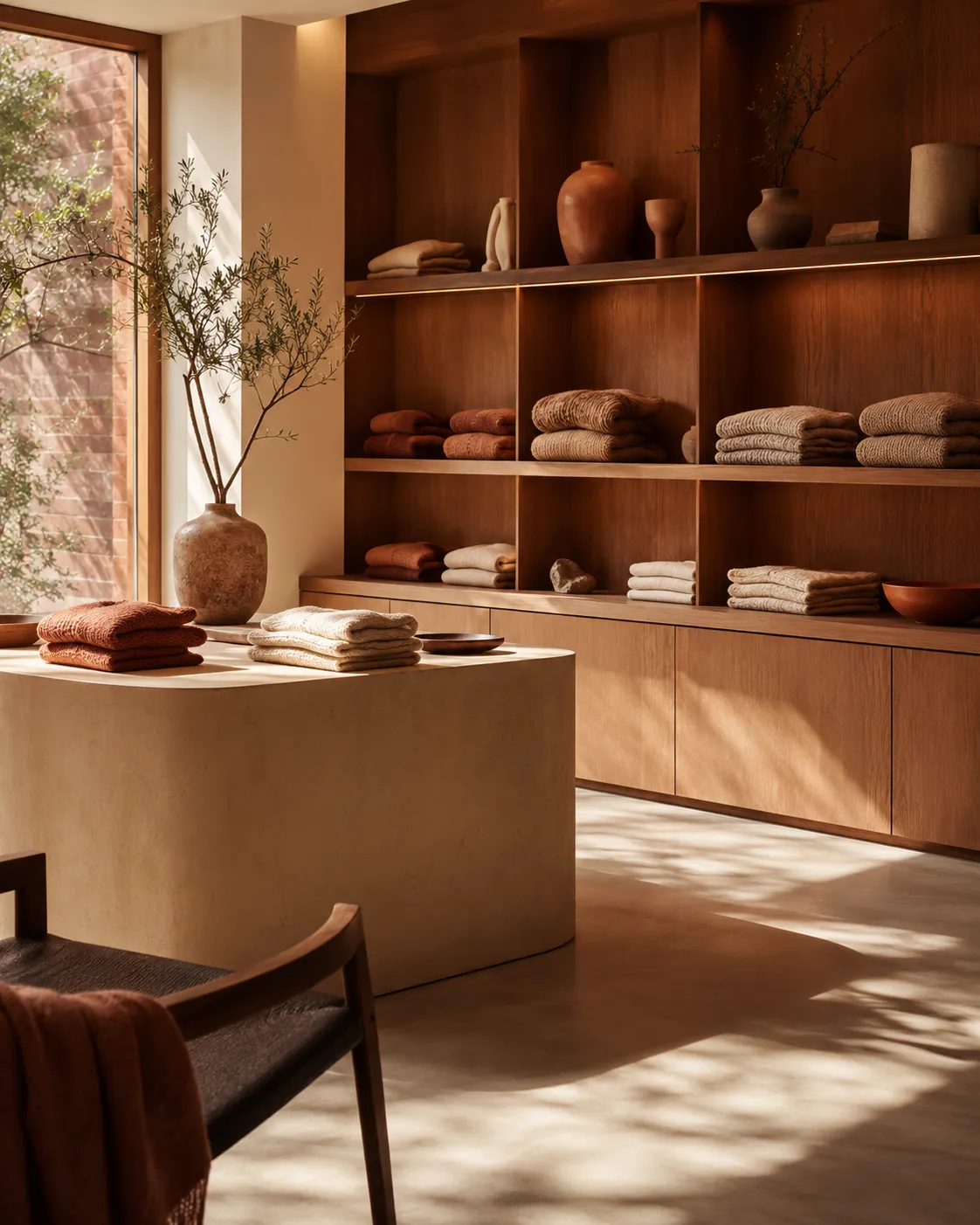 A warm, editorial boutique storefront built with FrameWoo